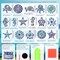 16 Pcs Summer Diamond Art Painting Magnets Sea Mandala Turtle Refrigerator Magnets Sticker Ocean Diamond Art Kits for Adults Gift Fridge DIY Summer Decorations